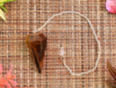 Golden Tiger Eye Pendulum