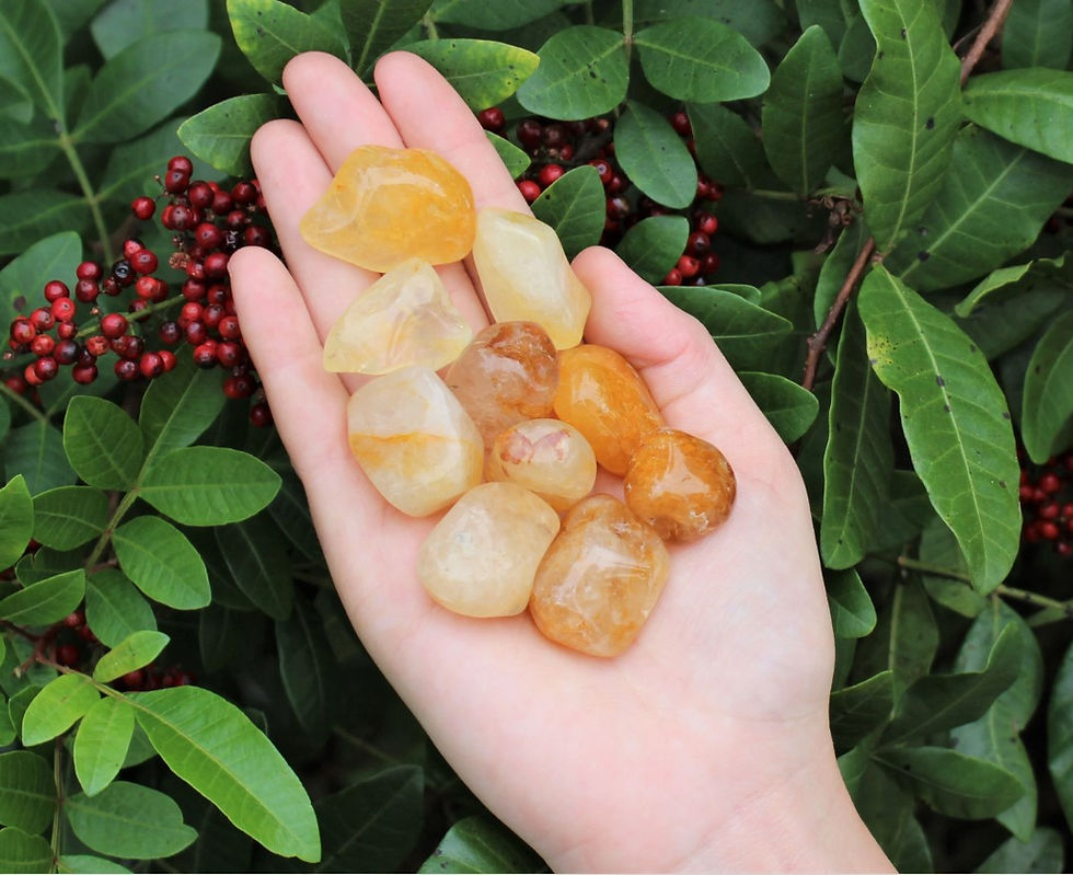 Natural Tumble Stone Golden Healer Quartz