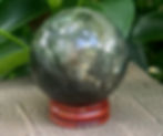 Natural Labradorite Stone  Sphere 55MM