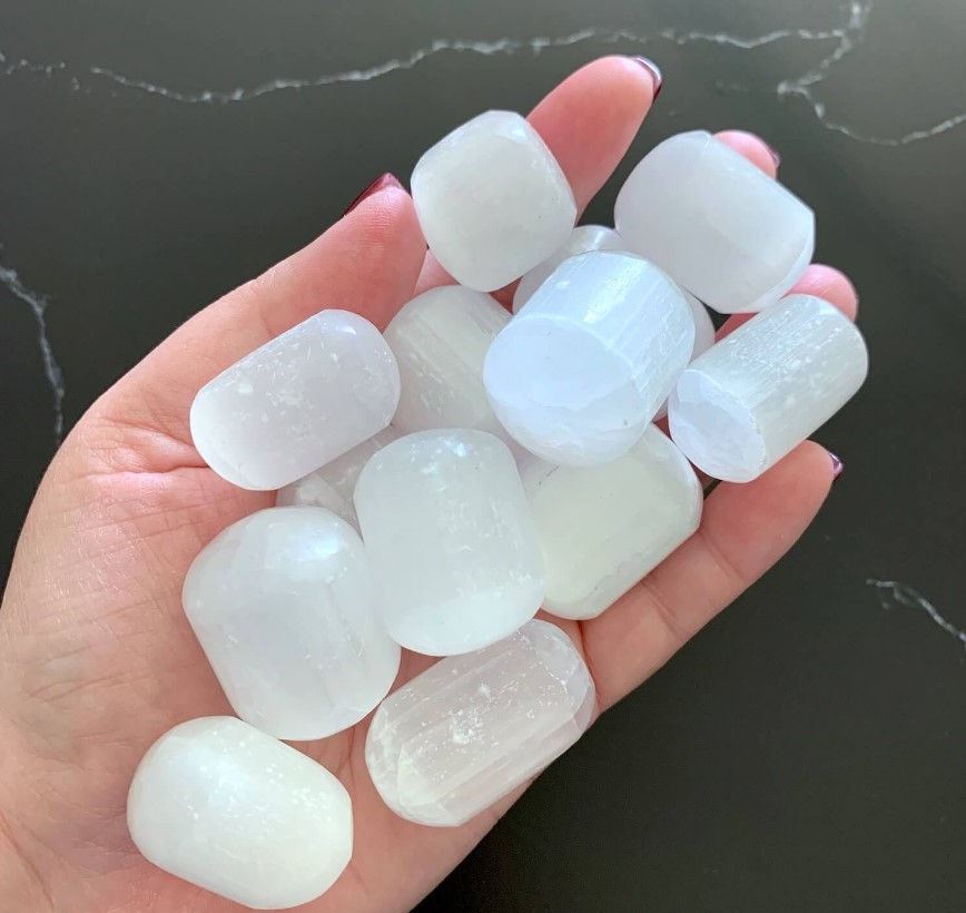 Natural Tumble Stone Selenite