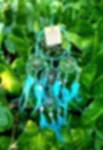 Handmade Dream Catcher Mirror : Light Blue SM