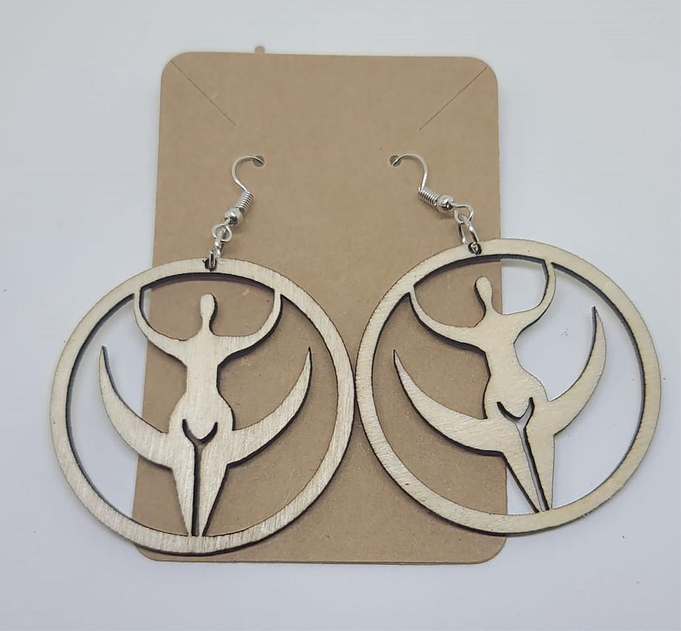 Thumbnail: Wood Earring Goddess