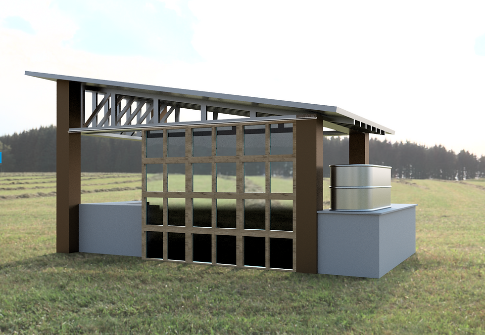 Designed a Foodscaping Pavilion
