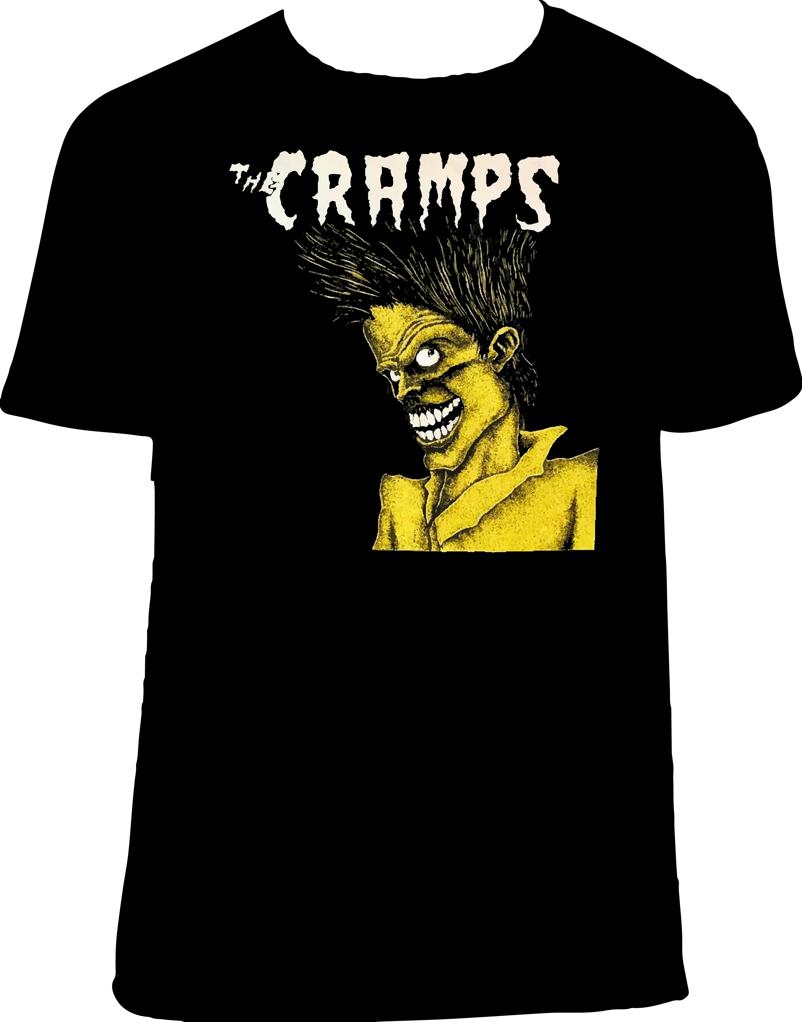 CM186 CAMISETA THE CRAMPS BAD MUSIC FOR BAD PEOPLE