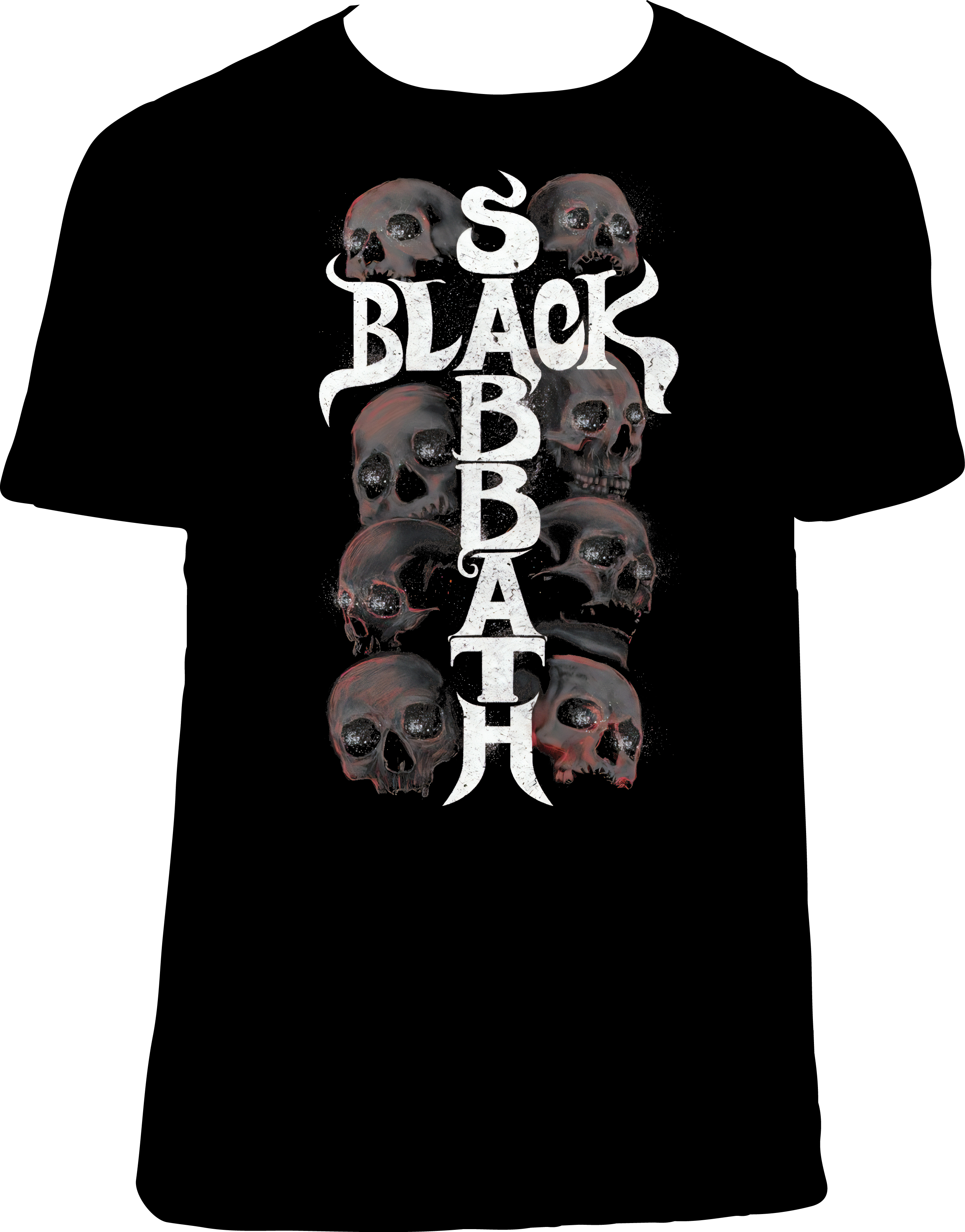 CM672 CAMISETA BLACK SABBATH SKULLS