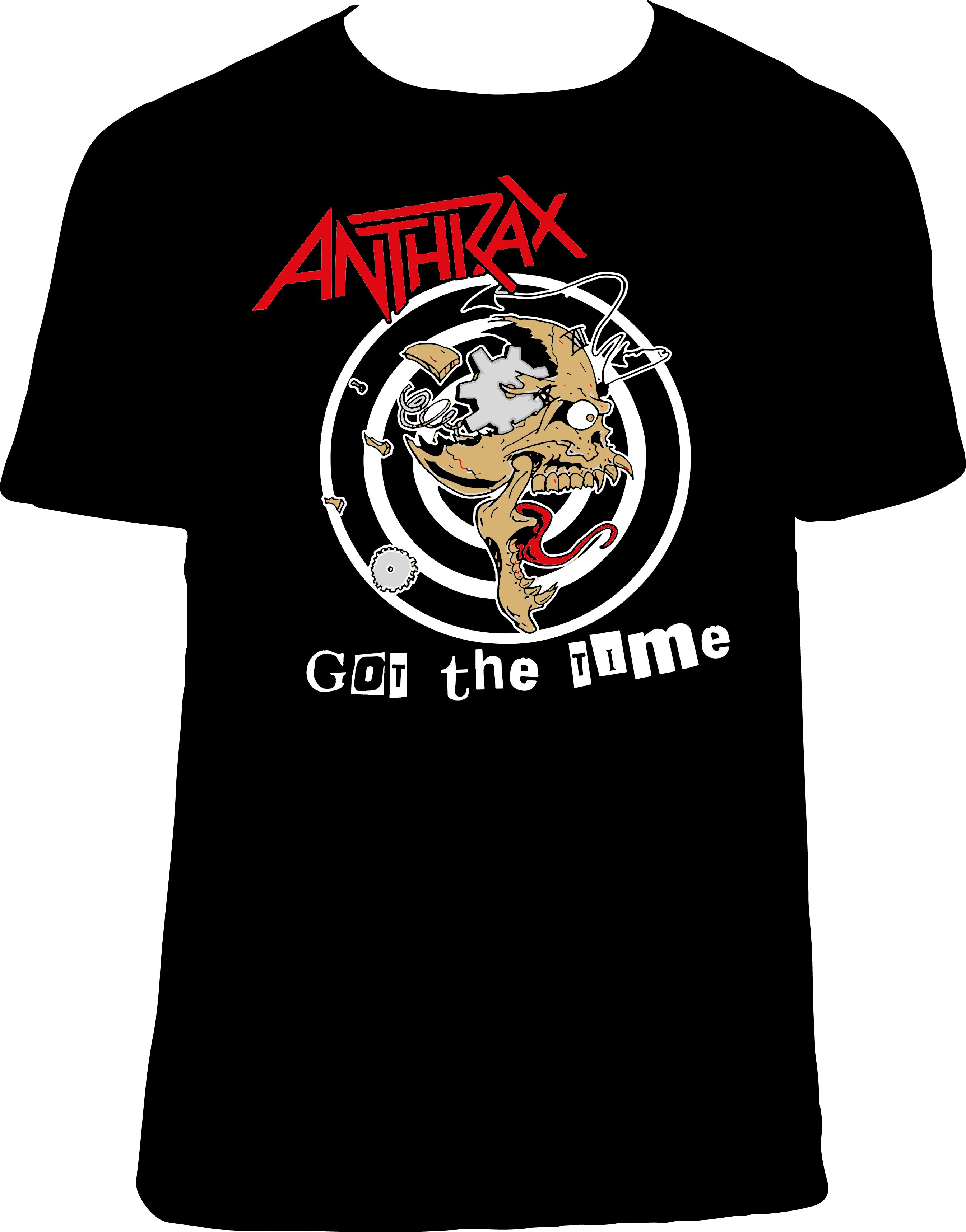 CM560 CAMISETA ANTHRAX - GOT THE TIME