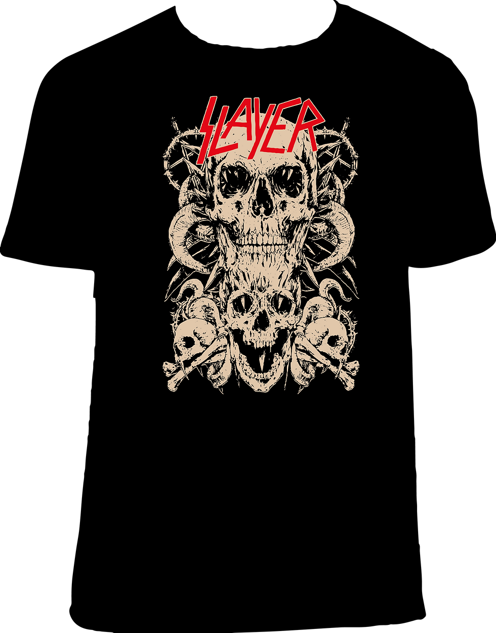 Miniatura: CM201 CAMISETA SLAYER 002