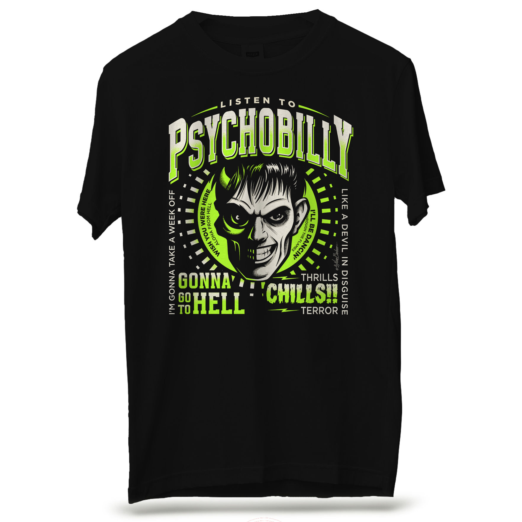 NANO BARBERO - PSYCHOBILLY HEAD