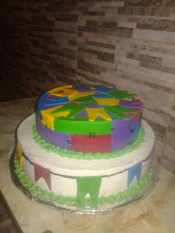 Bolo de festa Julina