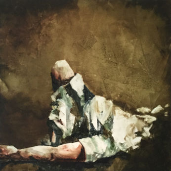 Blessés, tous nous le sommes (2 de 3) - Tableau d'un peintre québécois