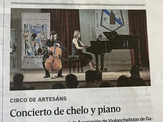 Notas de prensa: IV Ciclo de Concertos Soncello