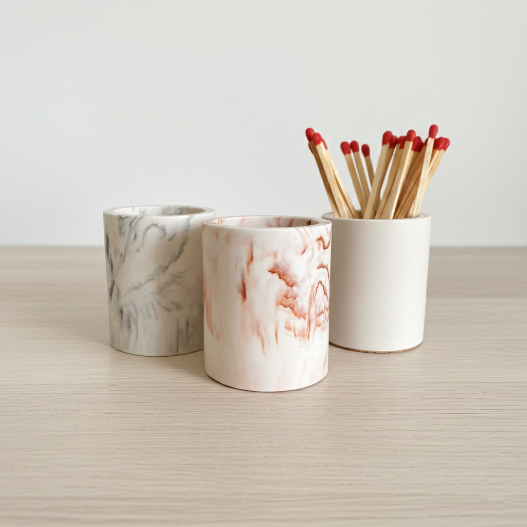 Pot d'allumettes longues, fabrication artisanale