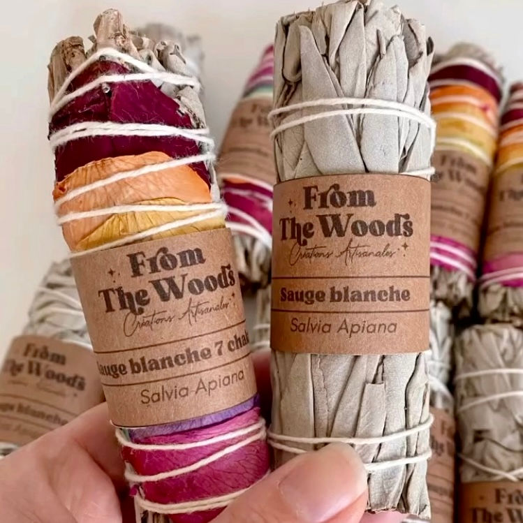 Sauge blanche ou sauge 7 chakras pétales