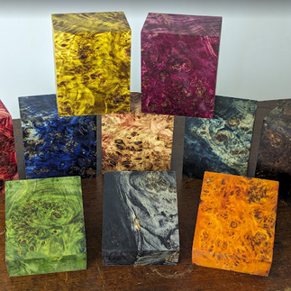 Farblich stabilisierte Hölzer von Acryholz.de