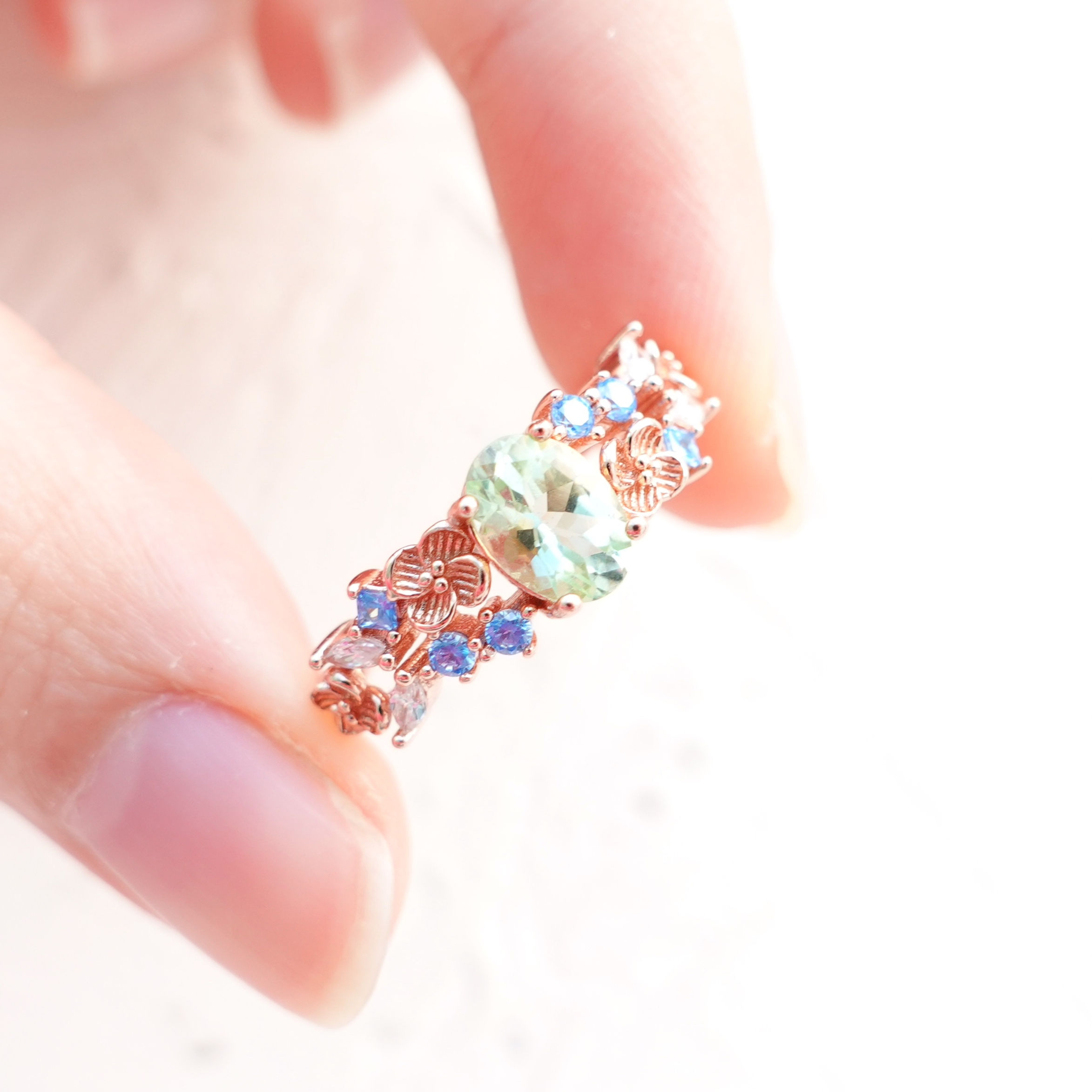 Verdant Elegance Tourmaline Ring