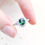 Thumbnail: Leaf Green Tourmaline Ring