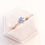 Thumbnail: Sea Blue Fancy Colored Sapphire Ring