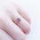 Thumbnail: Mid Night Violet Fancy Color Sapphire Ring