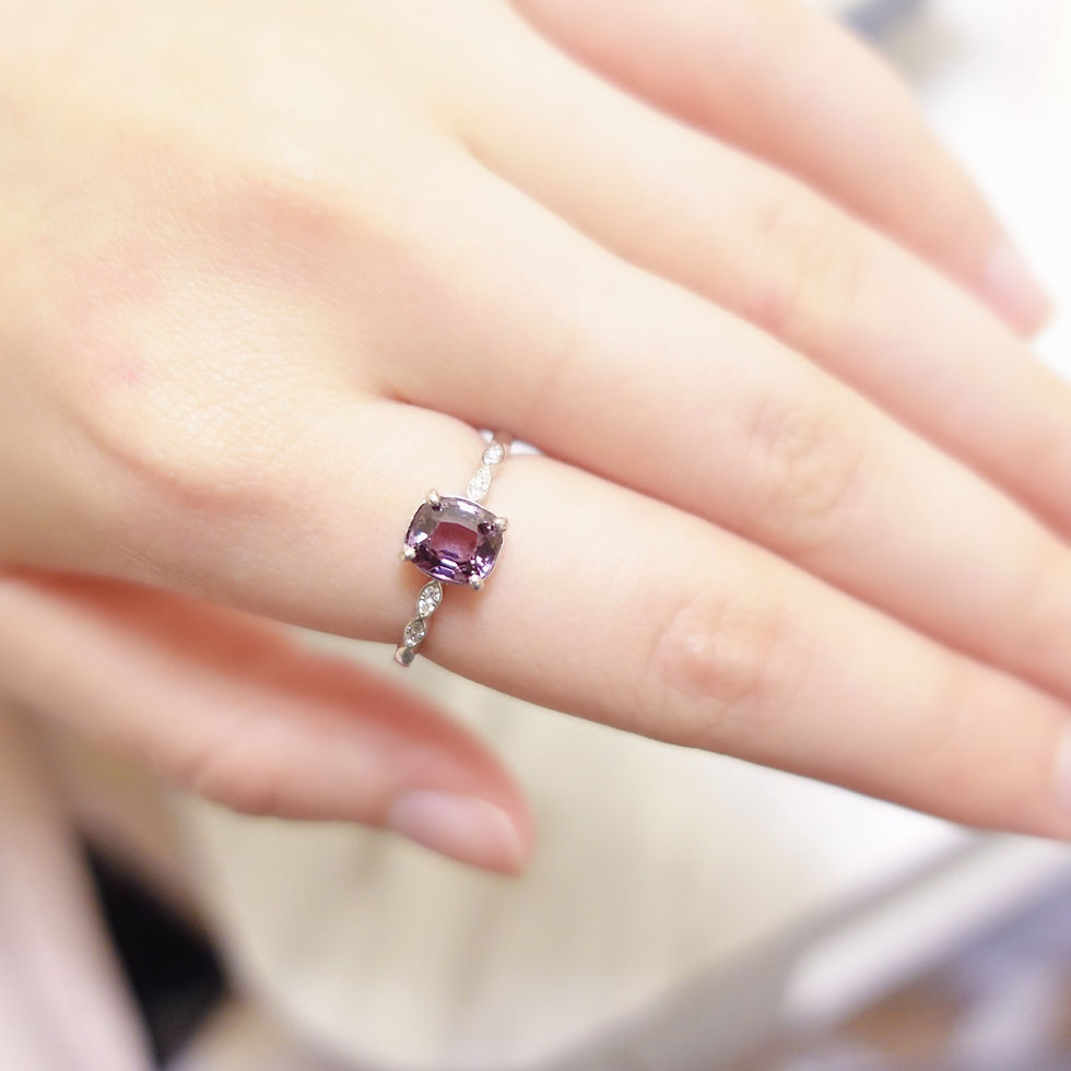 Thumbnail: Lyme Purple Spinel Ring 
