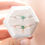 Thumbnail: Agate Green Heart Tourmaline Ring