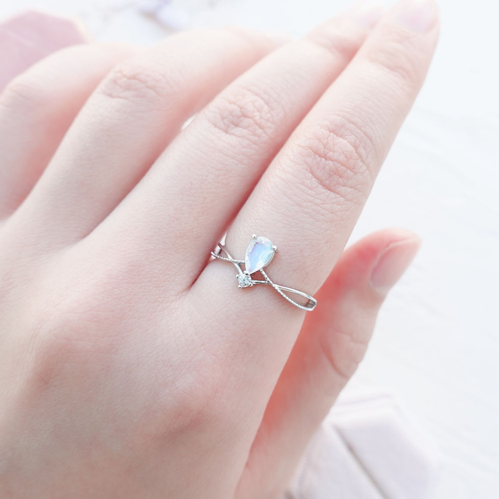Thumbnail: Venus Moonstone Ring