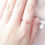 Thumbnail: Pink Heart Tourmaline Ring