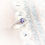 Thumbnail: Purple Fancy Colored Sapphire Ring