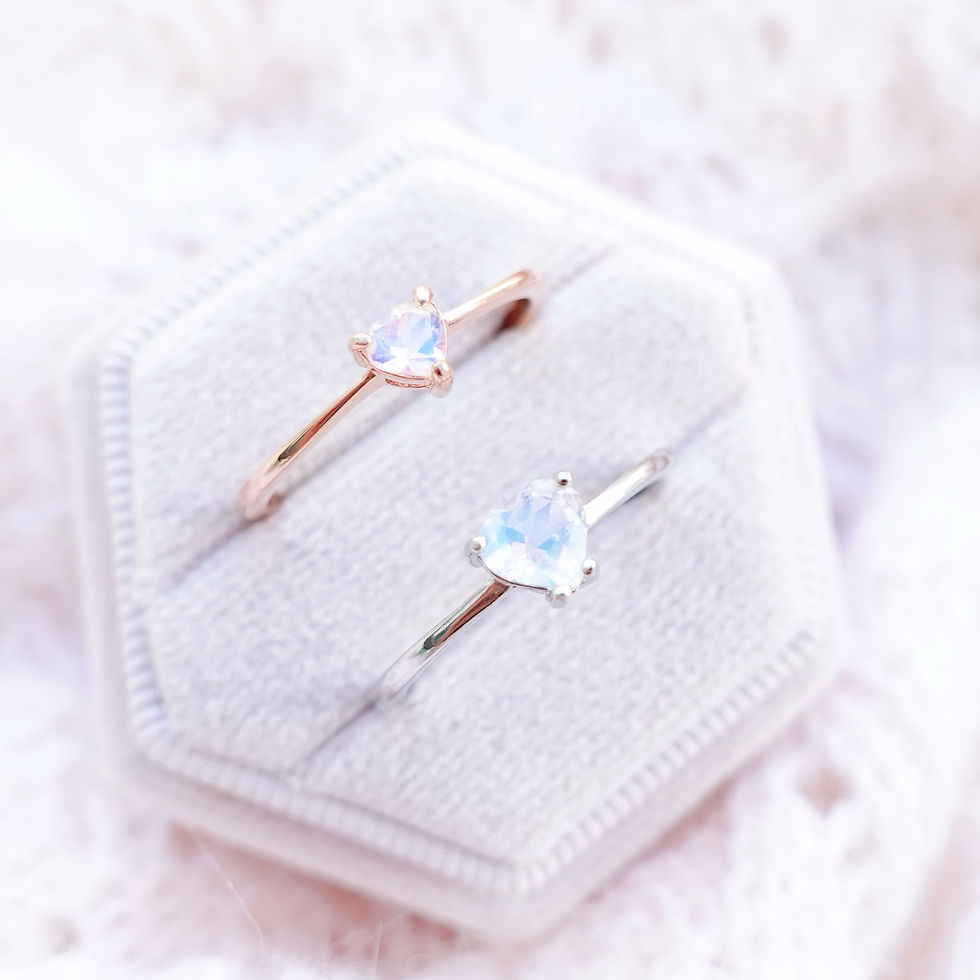 Thumbnail: Jupiter Heart Moonstone Ring