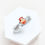 Thumbnail: Orange Fancy Color Sapphire Ring