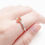 Thumbnail: Orange Fancy Color Sapphire Ring