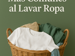 Los 7 Errores Más Comunes al Lavar Ropa (y Cómo Evitarlos) by Lavanderia Servi-Sec Dry Clean