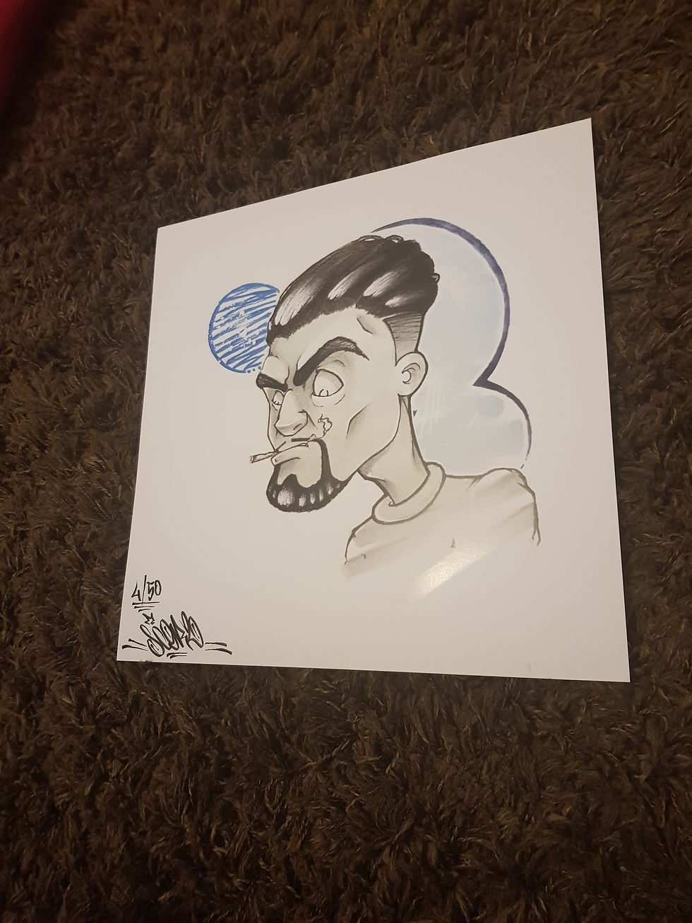 Miniature : Sérigraphie "Hadès" 30x30