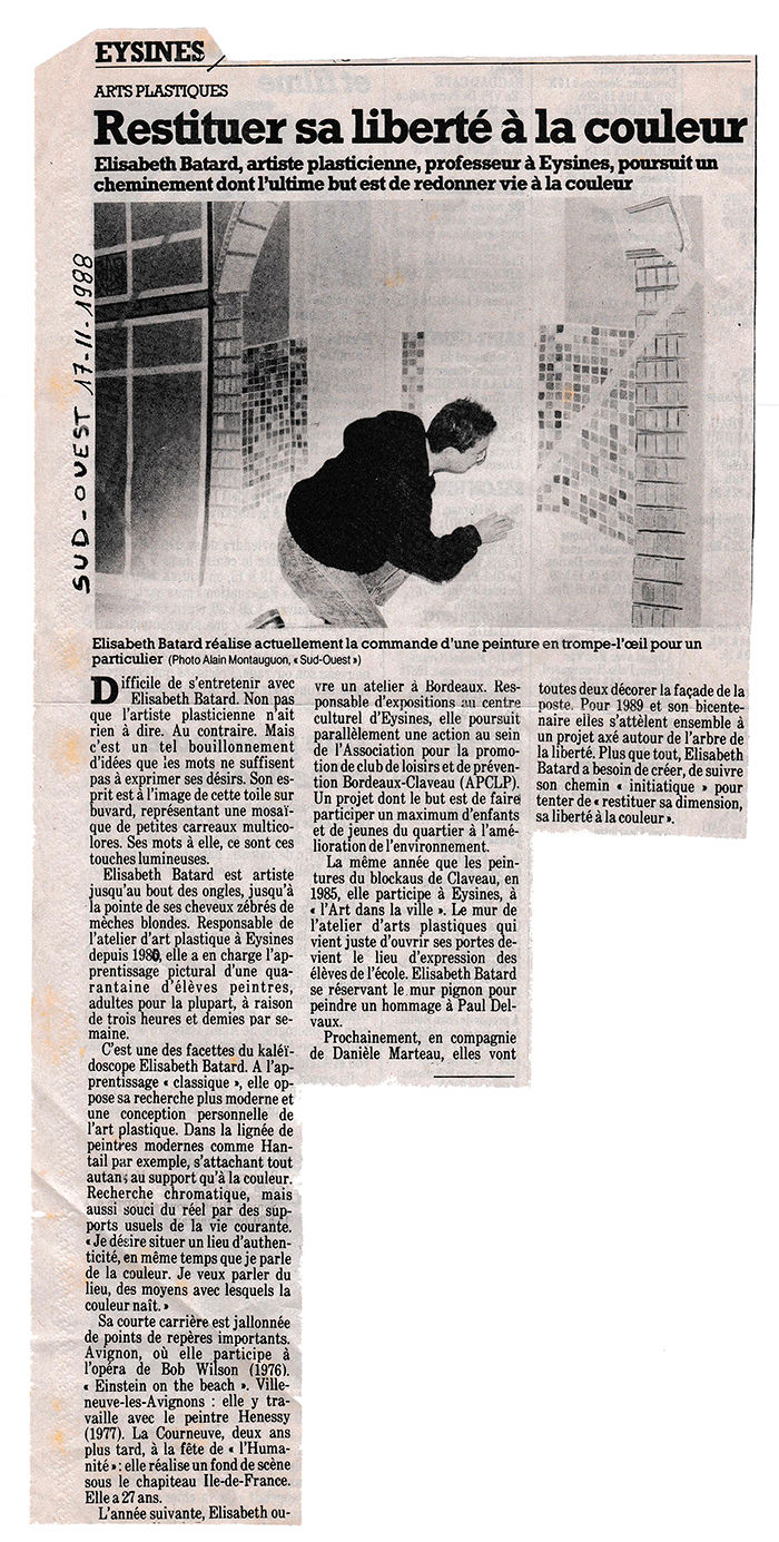 Article Sud-Ouest