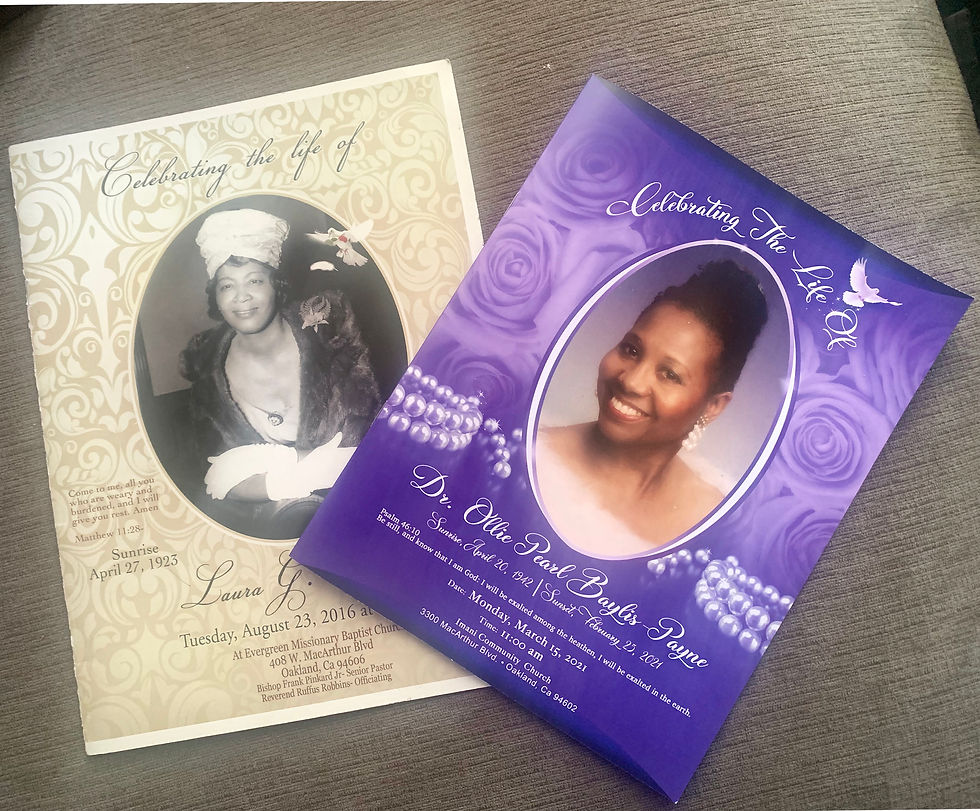 100- 8 page Funeral Programs Printing only