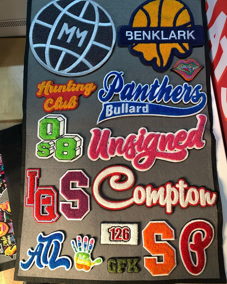 CUSTOM EMBROIDERY / CHENILLE PATCHES