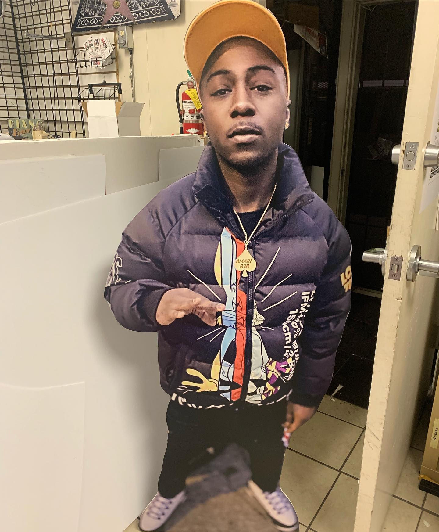 Lifesize standing photo cutout