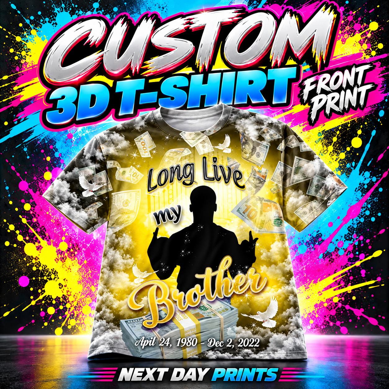 Custom 3D T-Shirts