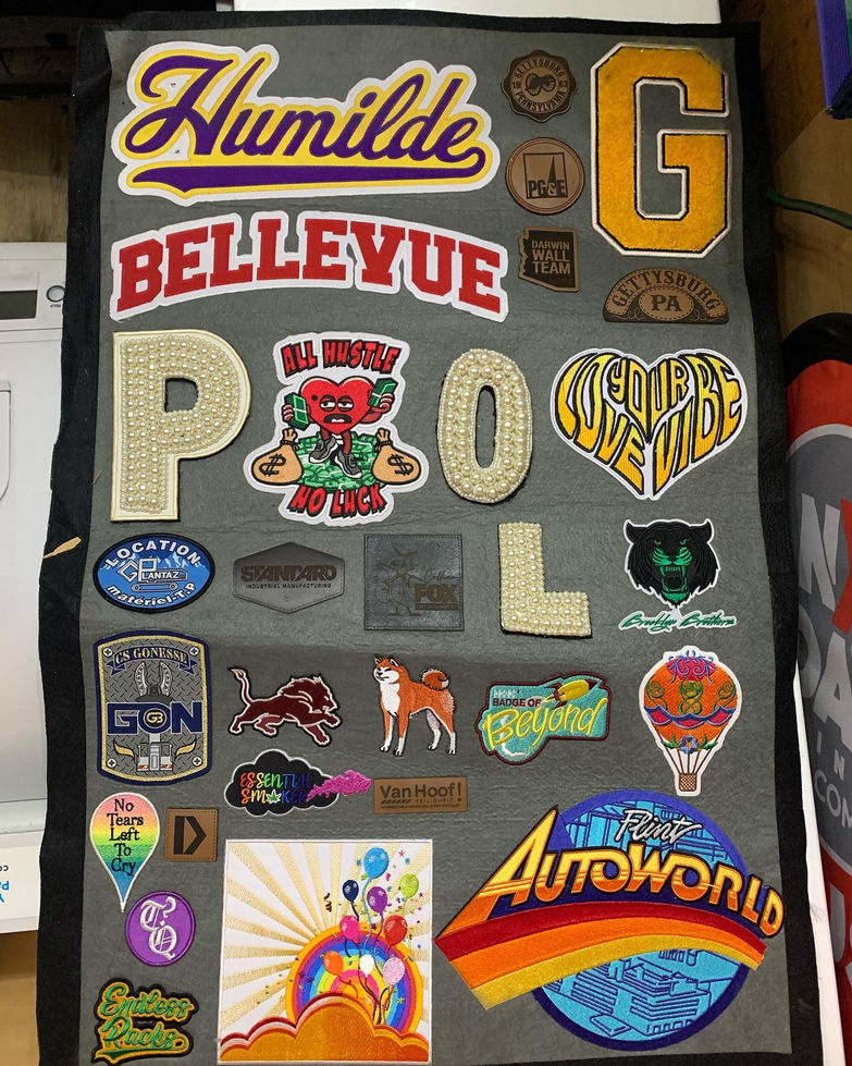CUSTOM EMBROIDERY / CHENILLE PATCHES