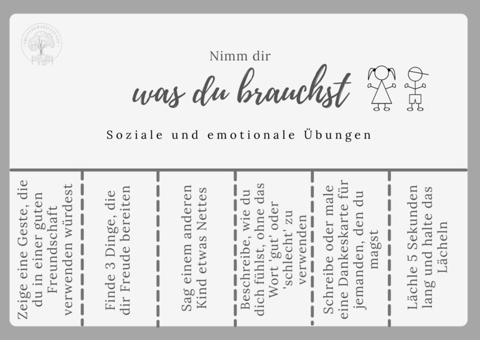 Miniaturbild: Text, Abreißzettel mit passenden Grafiken