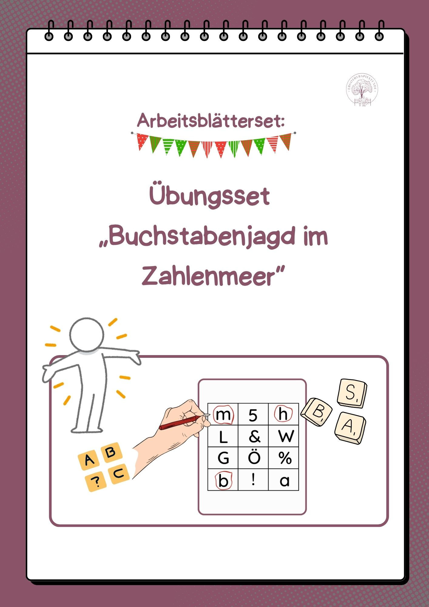 Titelblatt Buchstabenraster