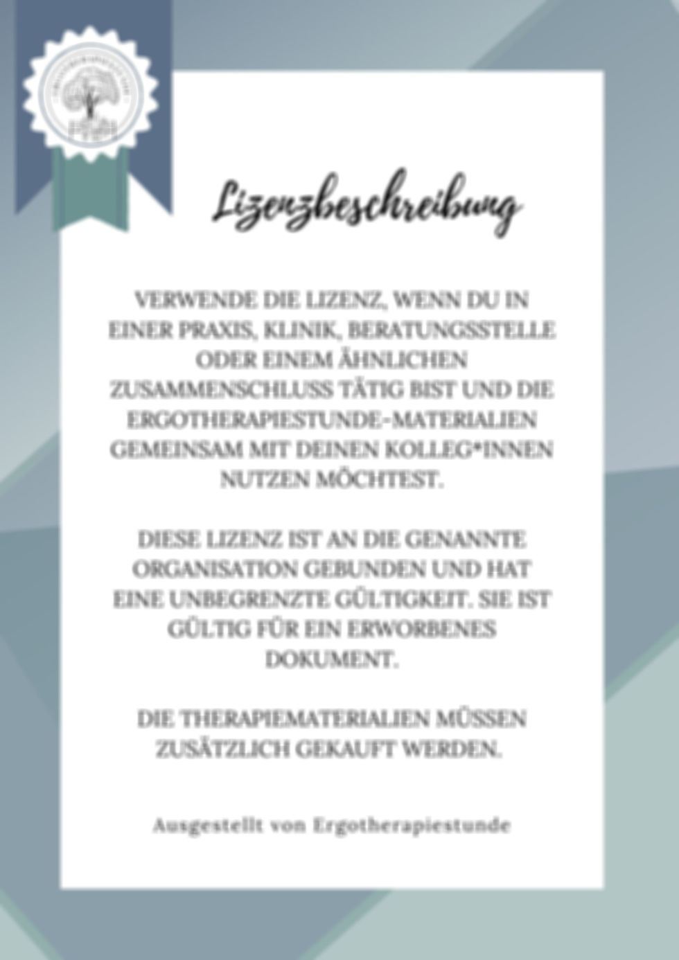 Miniaturbild: Lizenzbeschreibung