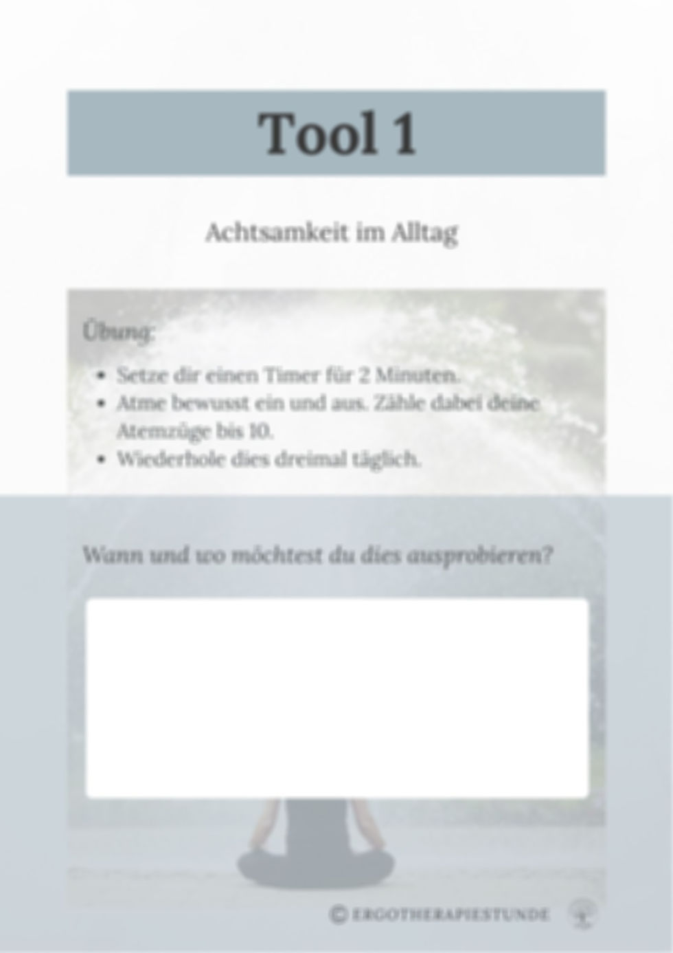 Miniaturbild: Tabelle zum Ausfüllen
