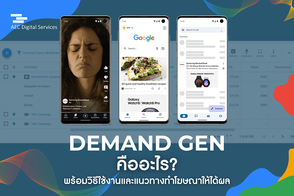 Demand Gen คืออะไร? พร้อมวิธีใช้งานและแนวทางทำโฆษณาให้ได้ผล by AEC Digital Services