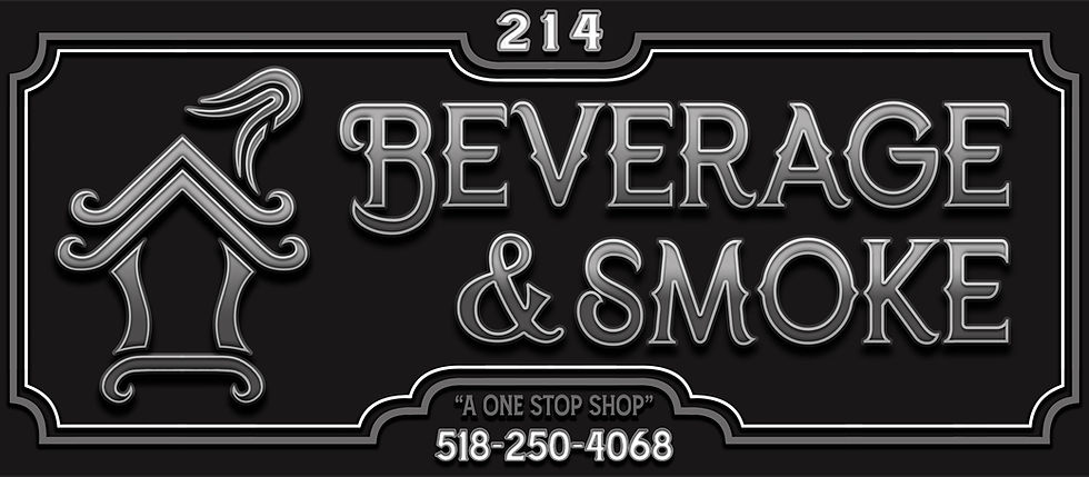 Bev&Smoke Front Sign
