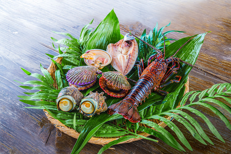 海女小屋はちまんかまど 伊勢海老コース