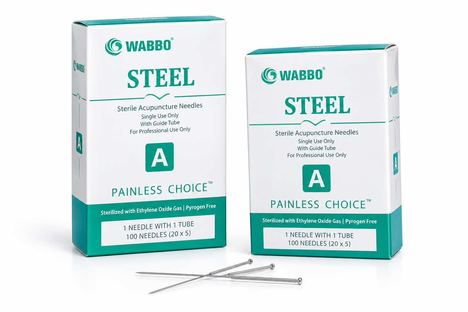 Aguja Mango de Acero STEEL Wabbo 100pz