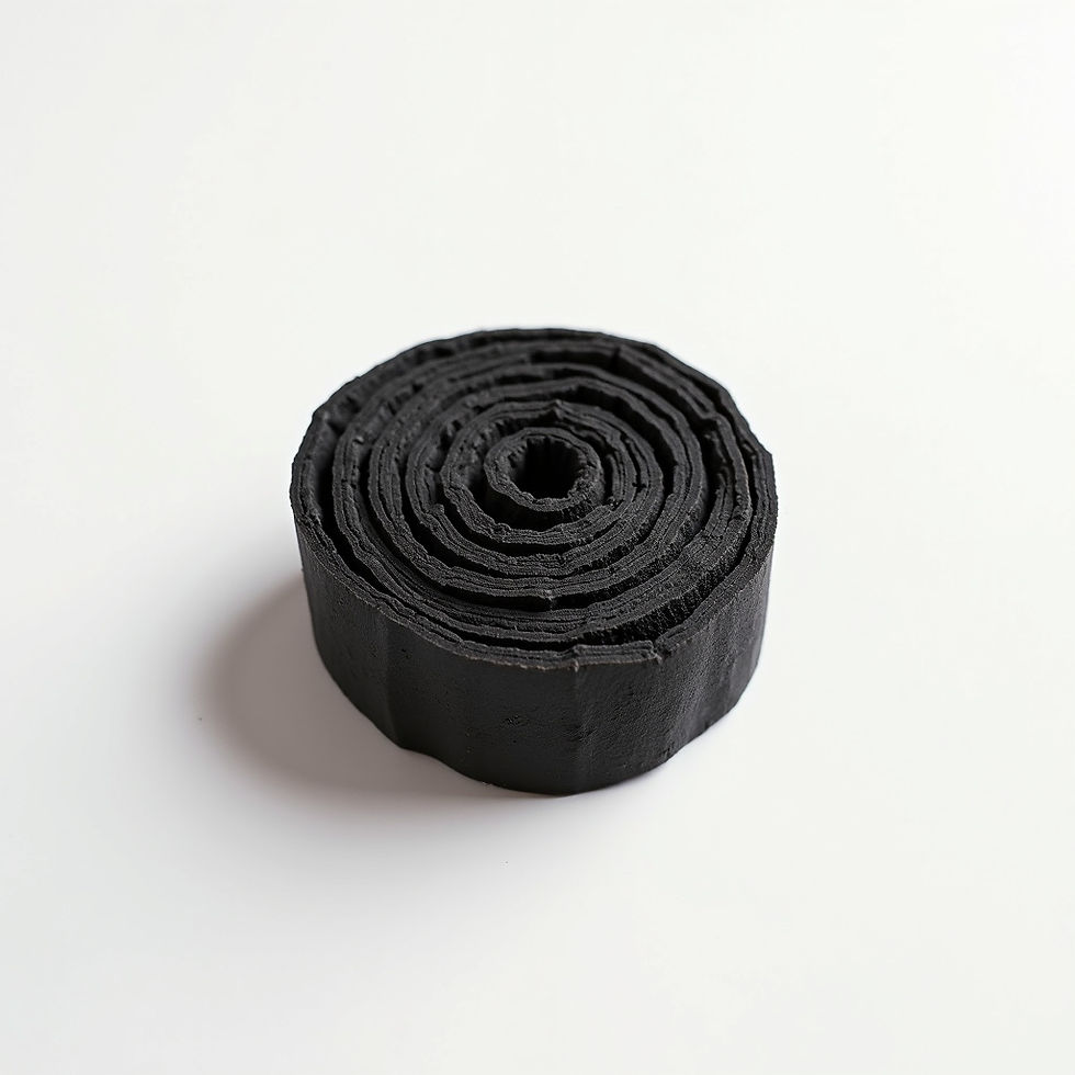 Moxa Carbonizada Rollo