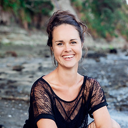 Jessica Dawson at the beach