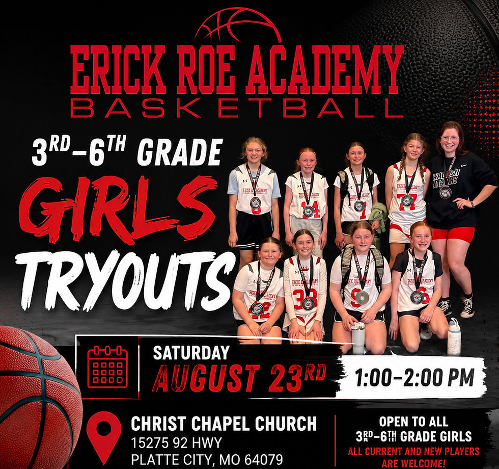 ERA Fall: 3-6th Grade Girls Tryouts