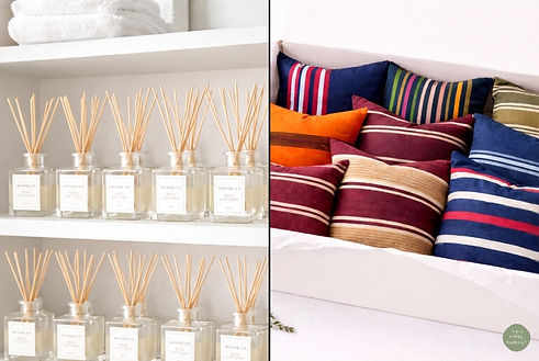 Mishkan Bulk orders... Reed Diffusers & Pillow Covers